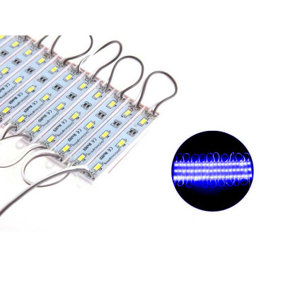 Neon 3 dioda SMD 5730 niebieska